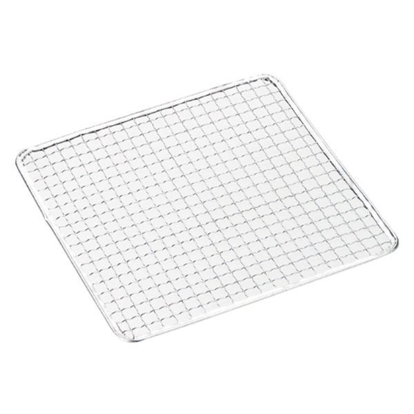パール金属 網 炭焼一番 角型焼きアミ250×250mm M-6581 1ケース(120個(10個×12))（直送品）