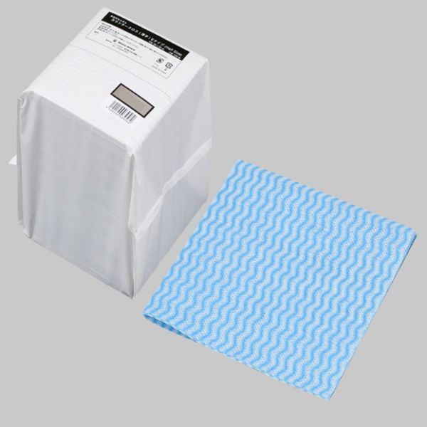 カウンタークロス(BLUE)薄手 ポリ包装Eタイプ(Half Size) 189878 1ケース(1800個(100個×18))（直送品）