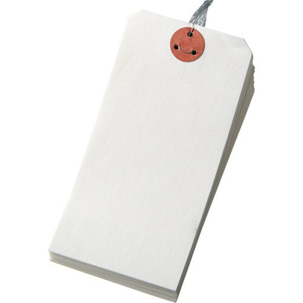 今村紙工 耐水紙 針金荷札 2号 大 100枚入 TH-2 1ケース(100個)（直送品）