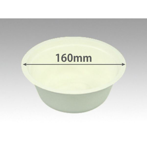 どんぶり容器 さとうきび 業務用 ボウル 16cm 50枚 425300 1袋（直送品）