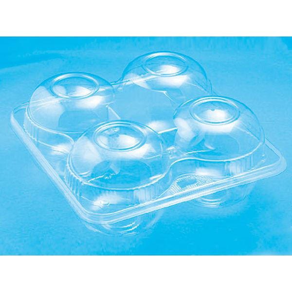 フルーツ容器 フルーツパック 25L-4 200340 1ケース(400個(100個×4))（直送品）