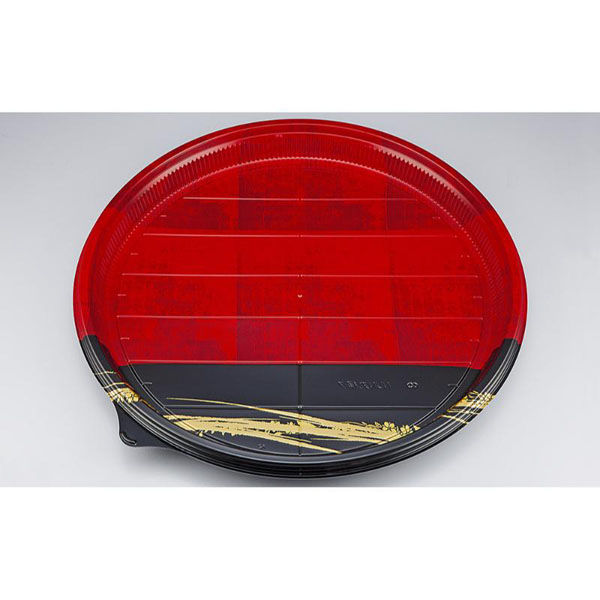 シーピー化成 寿司桶 NUN丸桶7 天佑赤 本体 0780507004035 1ケース(80個(10個×8))（直送品）