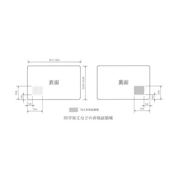 ジーエルソリューションズ ジーエル マイフェアカード 白無地 100枚セット MIFARE UL PET SMUL12215 C001 1個（直送品）