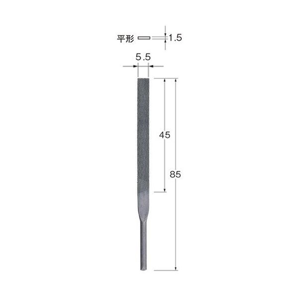 日本精密機械工作 リューター レシプロ/ファイルユニット用ヤスリ P3101 1袋(1本) 689-6206（直送品）