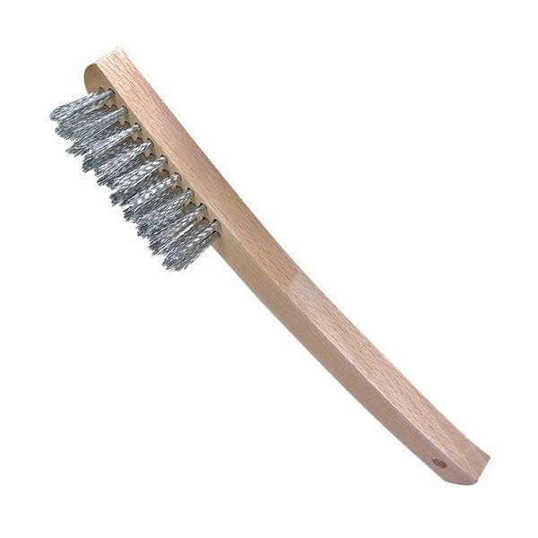 ベストツール BEST 白波線ワイヤーブラシ 曲柄タイプ 3行 BWB-3SB 1本 688-2131（直送品）