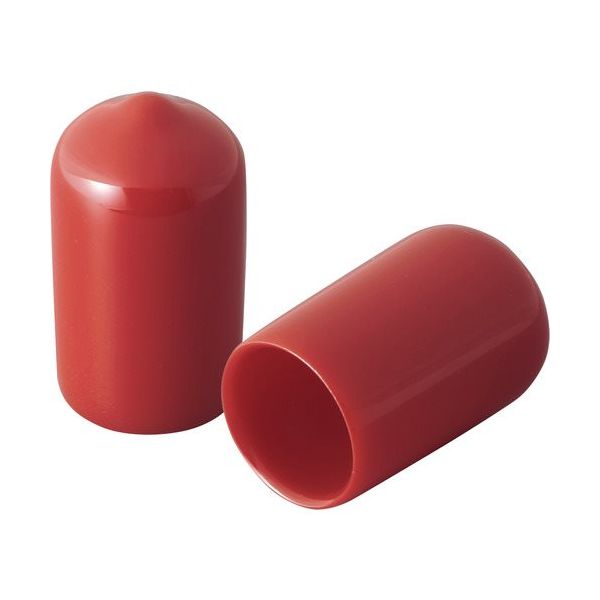 岩田製作所 IWATA 保護キャップ 丸 (1個入) 赤 HLRE190-P 1袋(1個) 688-5318（直送品）