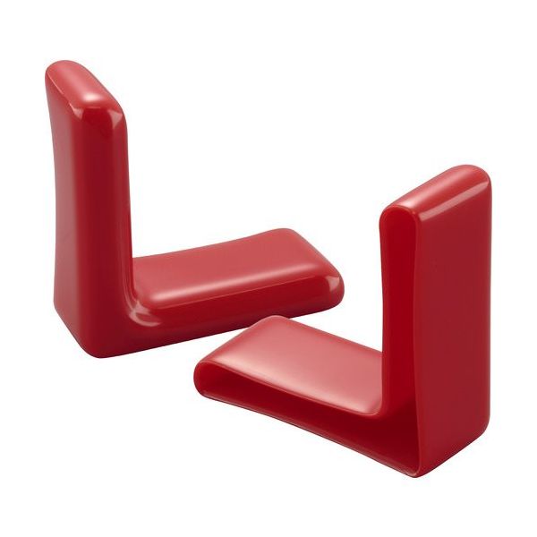 岩田製作所 IWATA 保護キャップ Lアングル(R付)用 (10個入) 赤 HLREL40X5-P 1袋(10個) 688-0496（直送品）