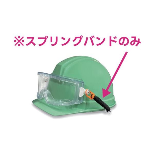 リケン 防曇ゴグル用スプリングバンド(ヘルメット取付タイプ) M30用 AM型 SPB SET COVER TSUKI AM (M30)（直送品）