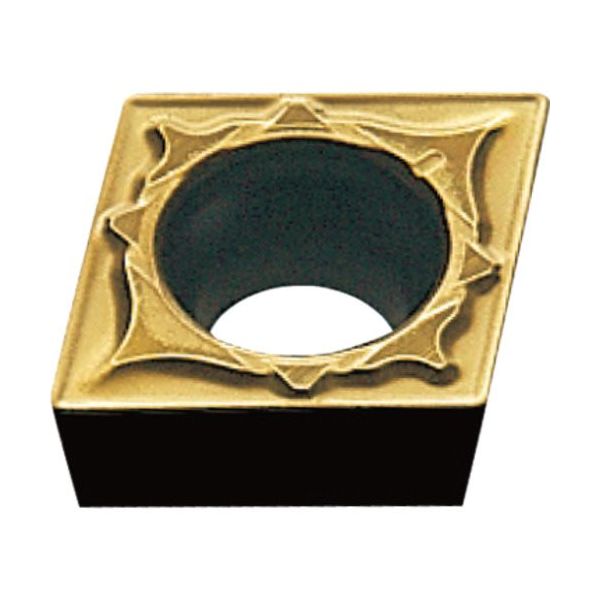 三菱 M級インサート 鋳鉄 K種 ISOインサート ポジ 80°菱形 軽切削 穴付き7°ポジティブ MC5115 CCMT09T304-SW（直送品）