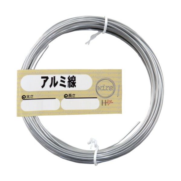 ダイドーハント DAIDОHANT アルミ線 シルバー 「太さ」#16(1.5mm)×「長さ」10m 10155943 1セット(5巻)（直送品）