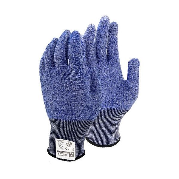 おたふく手袋 おたふく 耐切創手袋 ソフキャッチプラス ウルトラガード18G ノンコート A-469-L 1セット(5双) 685-5472（直送品）