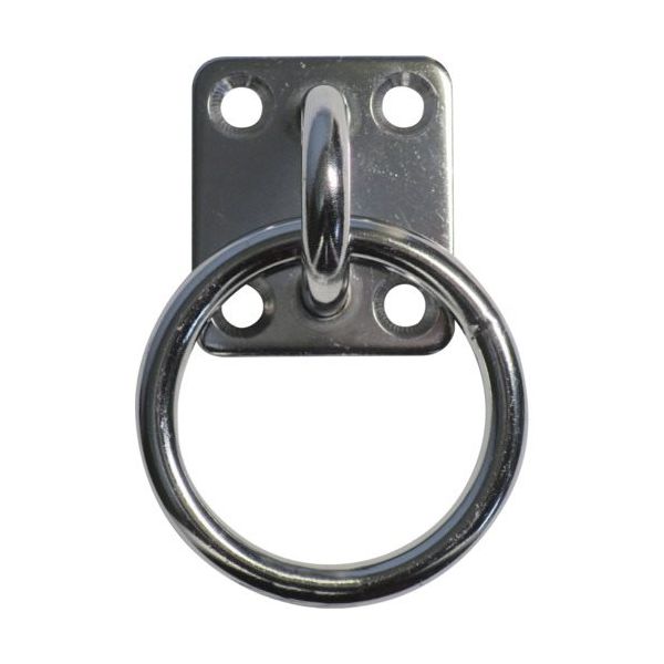 DAIDОHANT ステンレス リングプレート 5×35 (φ)5×(A)34×(B)30×(C)30mm 10102010 1個（直送品）