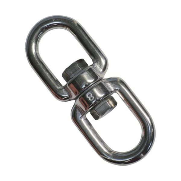 ダイドーハント DAIDОHANT ステンレス スイベル 8mm (φ)8×(A)90×(B)22×(C)20mm 10102022 1個（直送品）