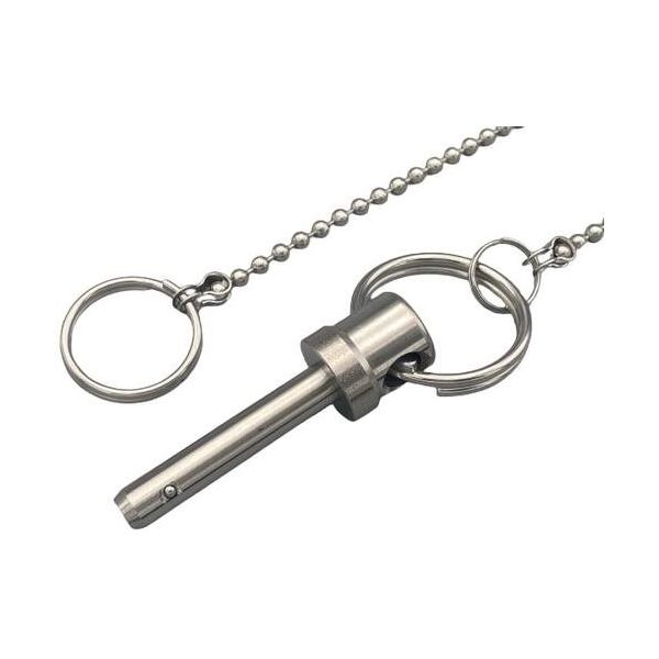 東京パーツセンター ラクテム ボールロックピン 脱落防止チェーン付 φ5ー20 LPSSC5-20 1個 689-3514（直送品）