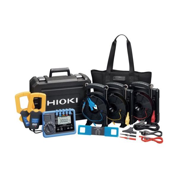 日置電機 HIOKI 接地抵抗計 セット 3点書類付 FT6041-91SYORUI3TENTUKI 1式 688-8894（直送品）