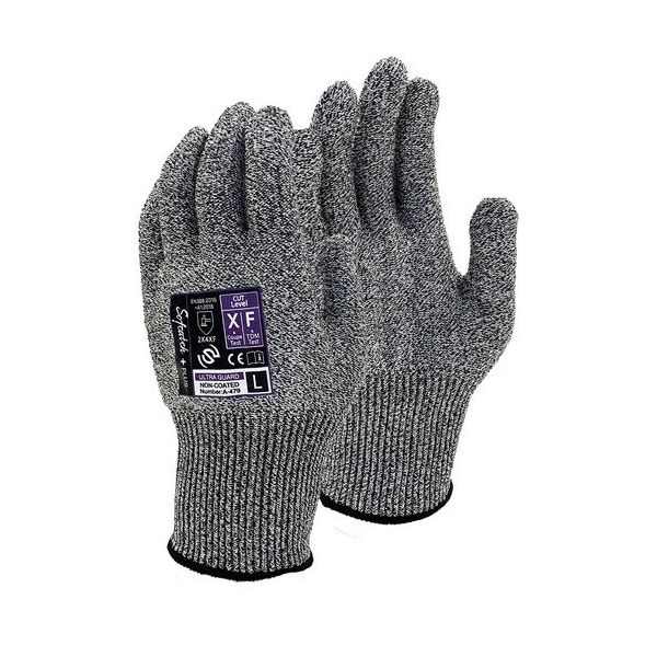 おたふく手袋 おたふく 耐切創手袋 ソフキャッチプラス ウルトラガード13G ノンコート A-479-S 1セット(5双) 685-5482（直送品）