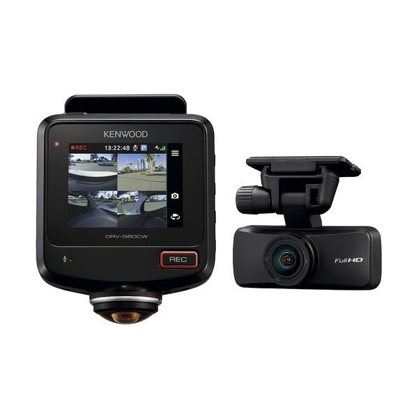 JVCケンウッド KENWOOD 360度撮影ドライブレコーダー 360度撮影2カメラドライブレコーダー DRV-G60CW 1台（直送品）