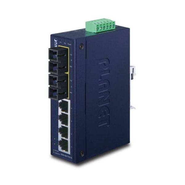 産業用ファストイーサネットスイッチシングルモード光ポート付 ISW-621TS15 1個（直送品）