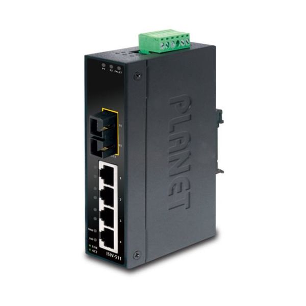 産業用ファストイーサネットスイッチシングルモード光ポート付 ISW-511S15 1個（直送品）