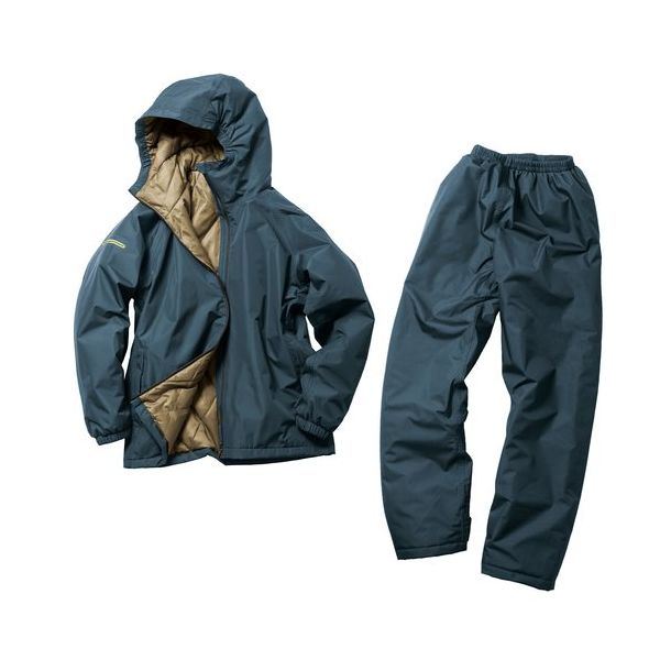 マック Makku TEGARU防水防寒スーツ ネイビー LL AS316033 1着 686-9648（直送品）