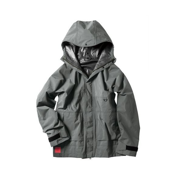 マック Makku ハードシェルプロテクトジャケット マッドグレー F AS1160A2 1着 686-9670（直送品）