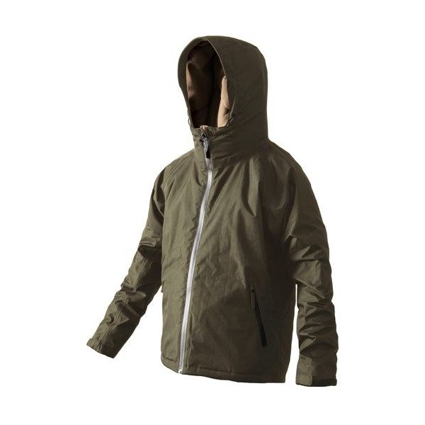 マック Makku ダミング防水防寒ジャケット ミリタリーグリーン LL AS375034 1着 686-9668（直送品）