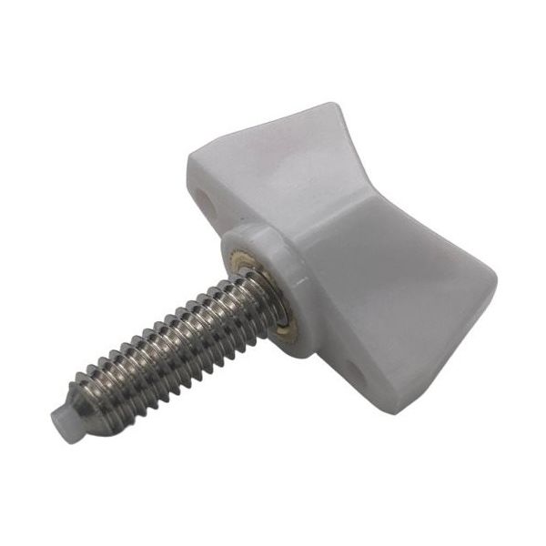 東京パーツセンター ラクテム ナイロン蝶ネジ 白 M4ー16 樹脂パッド付 BSSPW4-16 1個 679-9764（直送品）