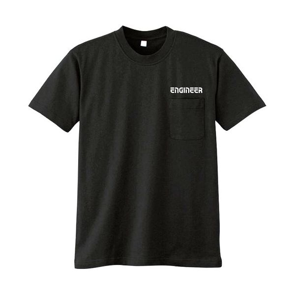 エンジニア ENGINEER エンジニアTシャツ 黒 S ENG-20S 1着 679-3498（直送品）