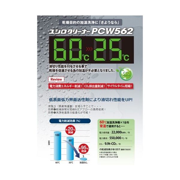 ユシロ化学工業 ユシロ ユシロクリーナー PCW562 1缶 679-5081（直送品）