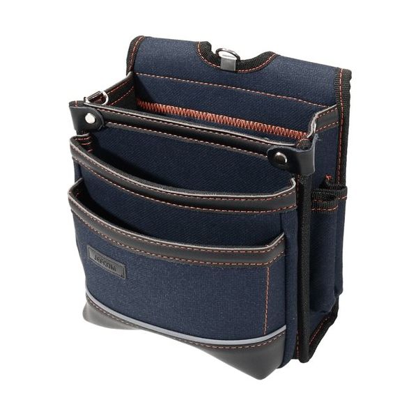 ジェフコム JEFCOM アルトモデル 腰袋(3段式) ARJ-864-DB 1個 679-6636（直送品）