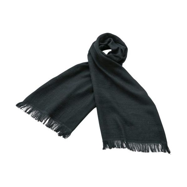 みやざきタオル IM 今治マフラー SEASON ブラック IMSEA-BLACK 1枚 681-7314（直送品）