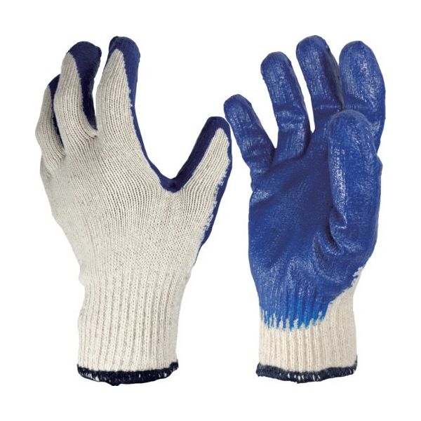 勝星産業 勝星 ゴム引き手袋 ゴム引き薄手10双組ブルー 550 1セット(50双:10双×5組) 681-5992（直送品）