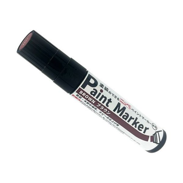 ニッペホームプロダクツ ニッぺ ペイントマーカー 水性ペイントマーカー 35g ブラウン 4976124372940 1本 685-0801（直送品）