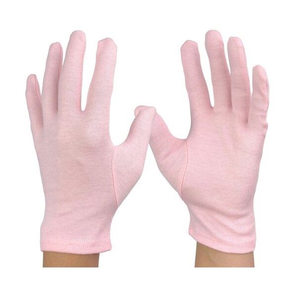 ウインセス WINCESS 綿スムスマチ無し手袋 ピンク LL (12双入) 1001-C10-SP6-LL 1袋(12双)（直送品）