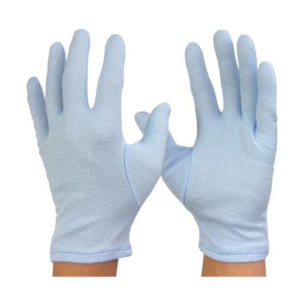 ウインセス WINCESS 綿スムスマチ無し手袋 ライトブルー S (12双入) 1001-C12-SP6-S 1袋(12双)（直送品）