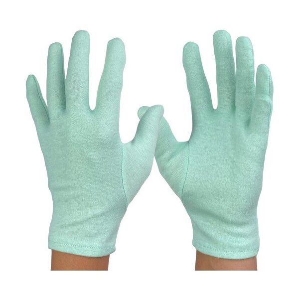 ウインセス WINCESS 綿スムスマチ無し手袋 ライトグリーン LL (12双入) 1001-C13-SP6-LL 1袋(12双)（直送品）