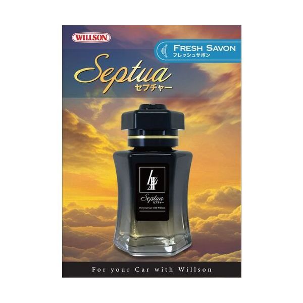 ウイルソン WILLSON 自動車用 芳香剤 セプチャー フレッシュサボン 4213 1個 685-4737（直送品）
