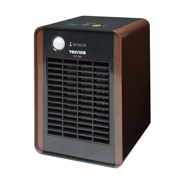 千住 TEKNOS ミニセラミックファンヒーター TST-709 1セット(6台) 686-1433（直送品）