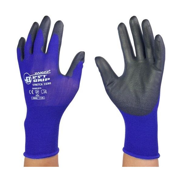 WINCESS ウレタン背抜き手袋 タッチパネル対応 極薄フィットタイプ S (10双入) PE802D-S-10P 1袋(10双)（直送品）