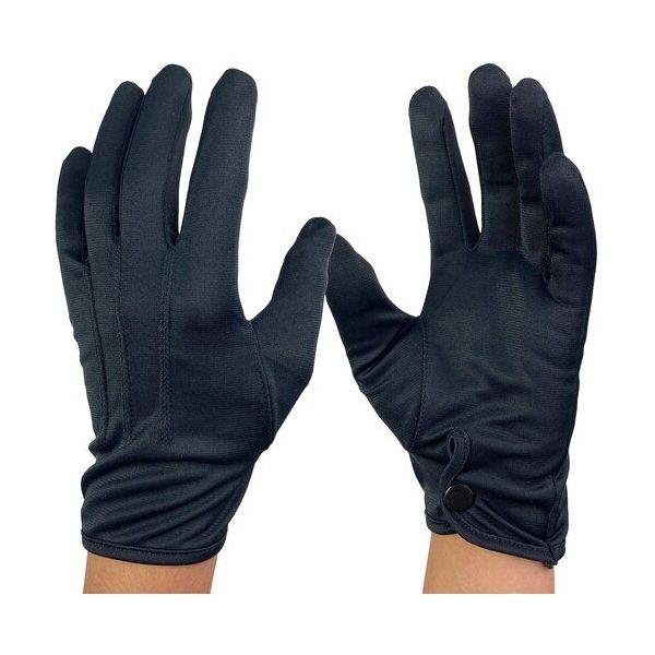 ウインセス WINCESS 礼装用手袋 黒 ナイロン ホック付き M (12双入) 3005-BK-M-12P 1袋(12双)（直送品）