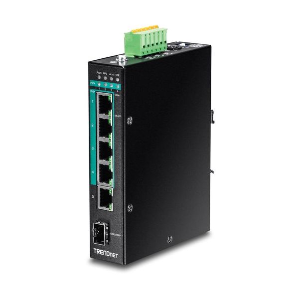 TRENDnet ギガビットPoE+レイヤ2マネージドDINレールスイッチ TI―PG541i 1個 686-9186（直送品）