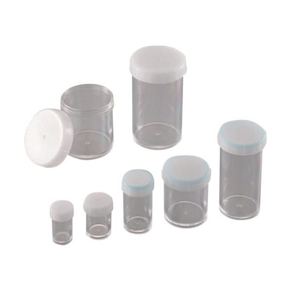 ニッコー・ハンセン NIKKO スチロール容器 5ml 450本入り 106401 1箱(450本) 685-3702（直送品）