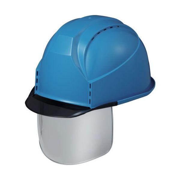 住べテクノプラスチック スミハット KKC3S型 帽体(アオ)・バイザー(グレースモーク)・シールド付き KKC3S-B-16-G 1個（直送品）