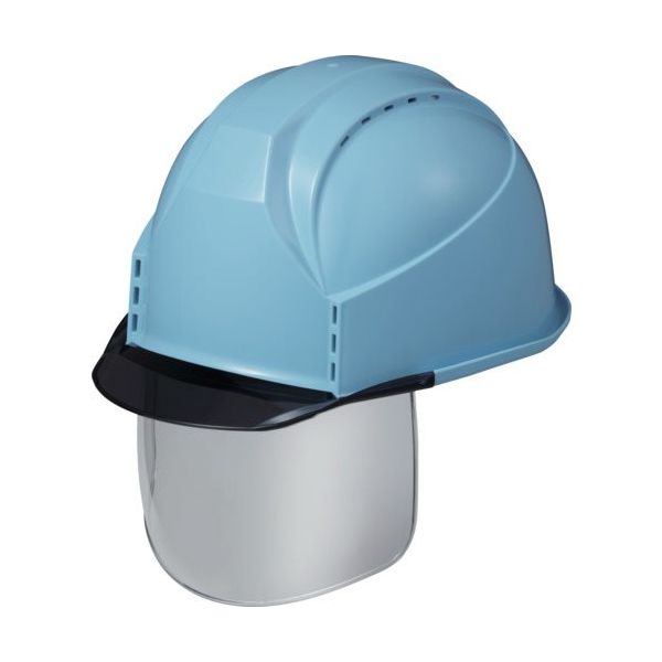 スミハット KKC3S型 帽体(パステルブルー)・バイザー(グレースモーク)・シールド付き KKC3S-B-23-G 1個（直送品）