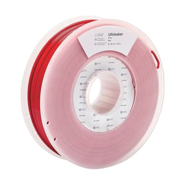 Ultimaker 純正フィラメント PETG Red 2.85mm 750g 227336 1巻 688-8834（直送品）