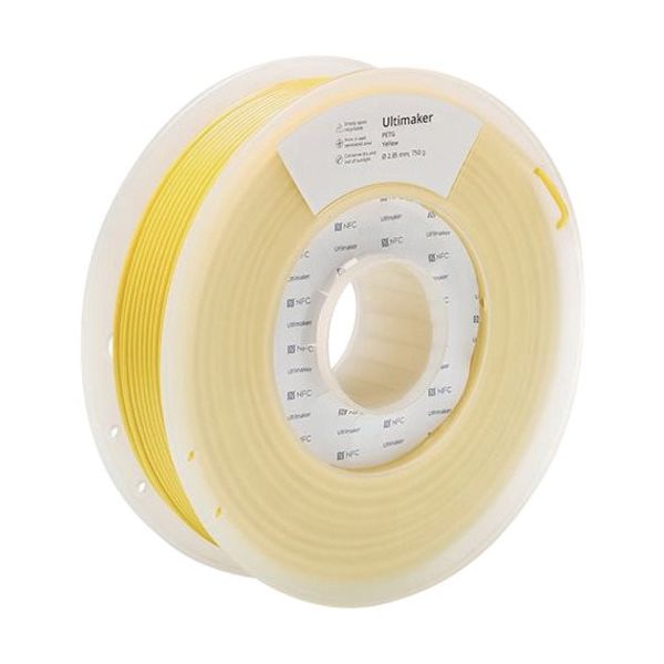 Ultimaker 純正フィラメント PETG Yellow 2.85mm 750g 227340 1巻 688-7318（直送品）