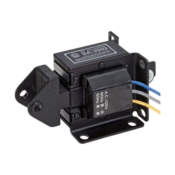 国際電業 ソレノイド ACソレノイド 中型 PUSHーPULL SA-3502 100V 1個 688-0974（直送品）