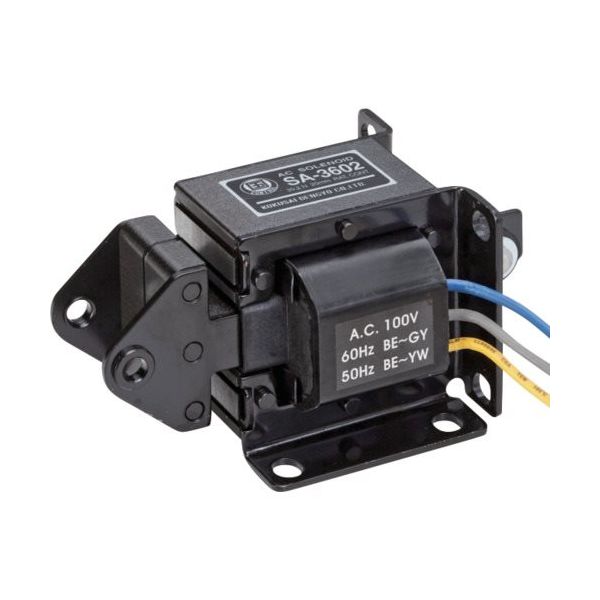 国際電業 ソレノイド ACソレノイド 中型 PUSHーPULL SA-3602 100V 1個 687-9406（直送品）
