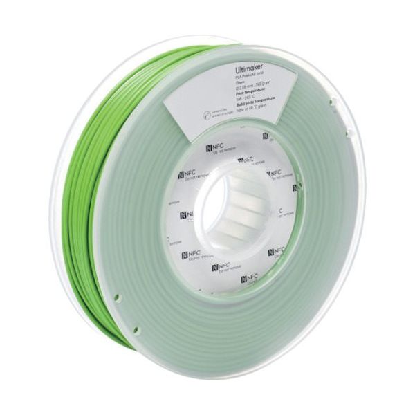 Ultimaker 純正フィラメント PLA Green 2.85mm 750g 1608 1巻 688-7321（直送品）