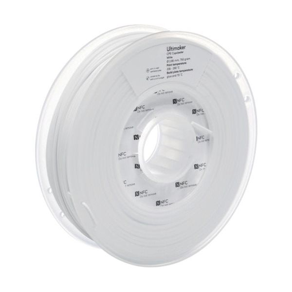 Ultimaker 純正フィラメント CPE White 2.85mm 750g 1632 1巻 688-7306（直送品）